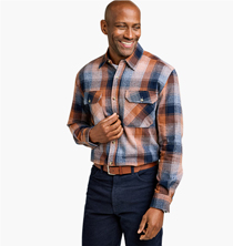Pegasus Long Sleeve Brushed Check Shirt - MF667